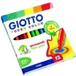 ΜΑΡΚΑΔΟΡΟΙ ΖΩΓΡΑΦΙΚΗΣ ΛΕΠΤΟΣ  12ΧΡΩΜΑΤΑ TURBO COLOR GIOTTO (ΣΥΣΚ-10ΤΕΜ)