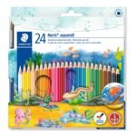 ΣΕΤ ΞΥΛΟΜΠΟΓΙΑΣ ΑΚΟΥΑΡΕΛΛΑΣ NORIS CLUB 144 10NC24 STAEDTLER 24ΤΕΜ+1 ΠΙΝΕΛΟ
