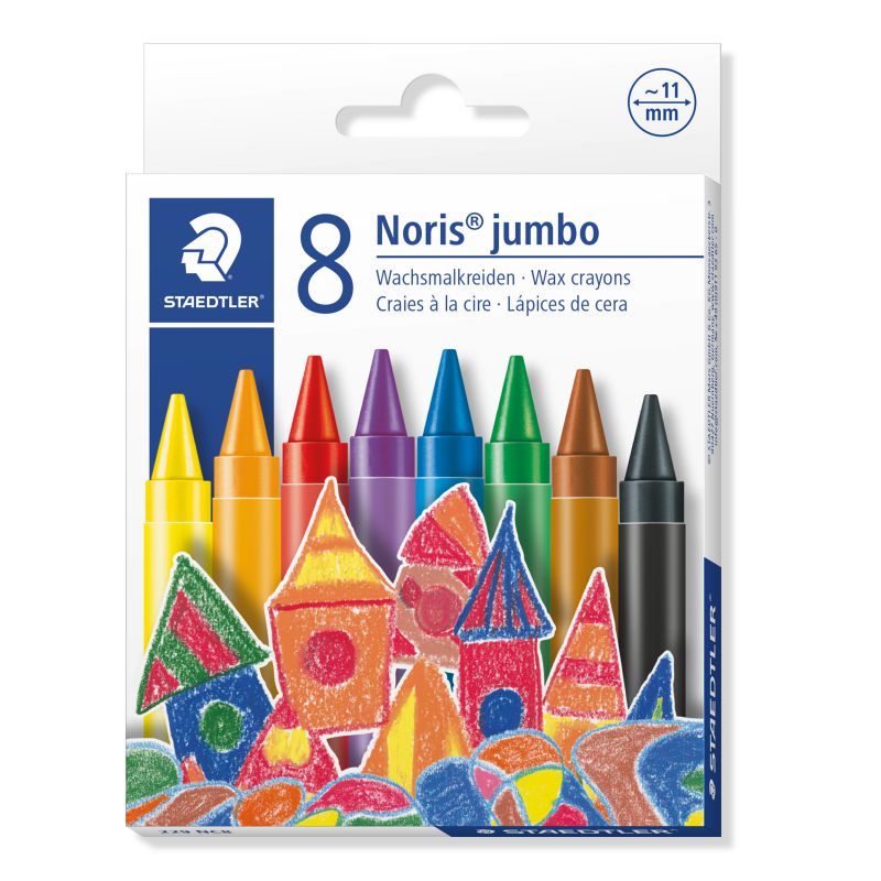 10782-1 ΣΕΤ ΚΗΡΟΜΠΟΓΙΑΣ JUMBO NORIS CLUB STAEDTLER 229 NC8 8TEM - Image 1