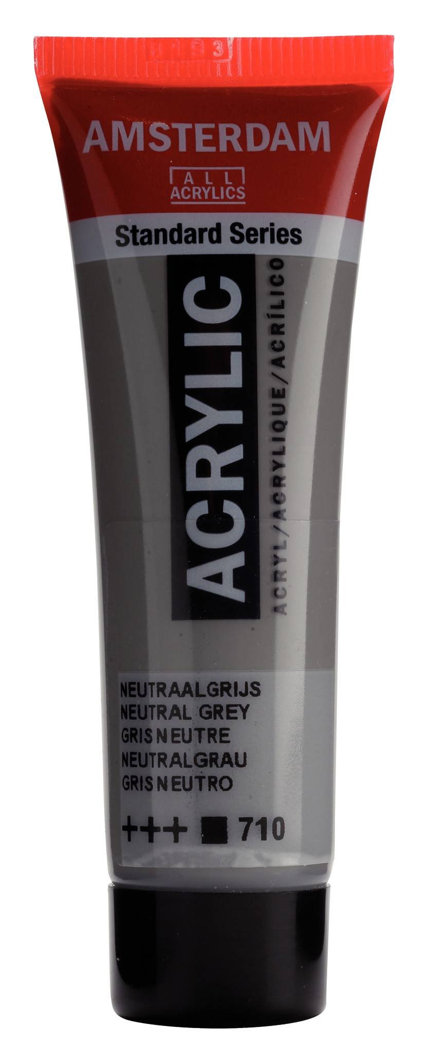 12567-1 ΑΚΡΥΛΙΚΟ AMSTERDAM 20ml 710 Neutral Grey (ΣΥΣ-3ΤΕΜ) - Image 1