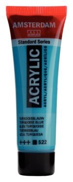 ΑΚΡΥΛΙΚΟ AMSTERDAM 20ml 522 Turquoise Blue (ΣΥΣ-3ΤΕΜ)