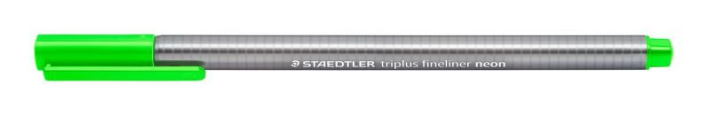 ΜΑΡΚΑΔΟΡΟΣ ΤΡΙΓΩΝΟΣ TRIPLUS FINELINER STAEDTLER Green Neon 334-501