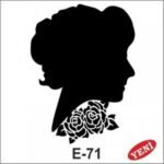 ΣΤΕΝΣΙΛ 10Χ10 Ε-71 ARTEBELLA ΓΥΝΑΙΚΑ