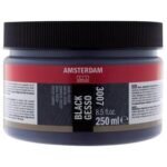 AMSTERDAM GESSO BLACK 3007 250ml