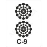 ΣΤΕΝΣΙΛ 15Χ20 C-9 ARTEBELLA ΛΟΥΛΟΥΔΙΑ