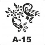 ΣΤΕΝΣΙΛ 20Χ20 A-15 ARTEBELLA ΓΩΝΙΑ ΛΟΥΛΟΥΔΙΑ