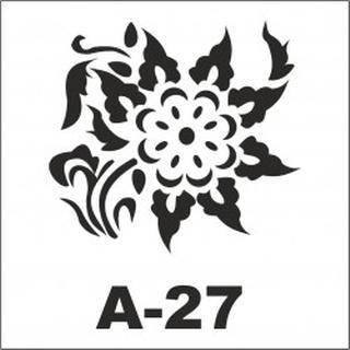 17660-1 ΣΤΕΝΣΙΛ 20Χ20 A-27 ARTEBELLA ΛΟΥΛΟΥΔΙ - Image 1