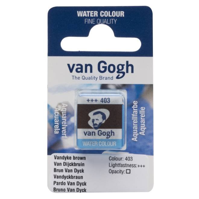 18017-1 ΠΑΣΤΙΛΙΕΣ VAN COGH 403 S1 Vandyke Brown (ΣΥΣΚ-2ΤΕΜ) - Image 1