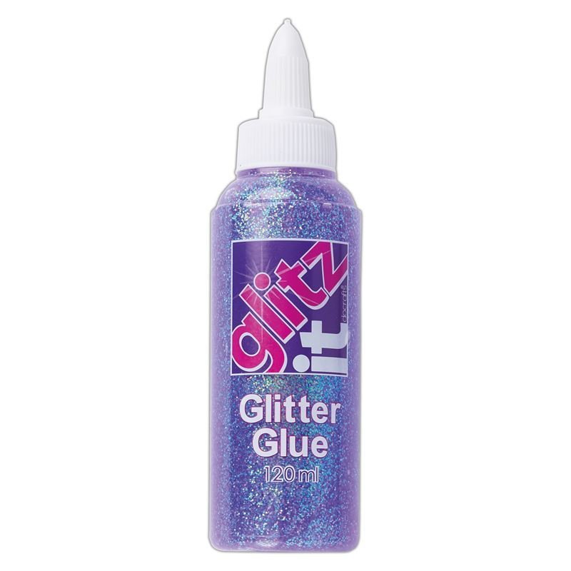 23971-1 ΚΟΛΛΑ GLITtER ΒΑΣΙΛΙΚΟ ΜΩΒ 120ML - Image 1