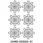 ΣΤΕΝΣΙΛ 35Χ50 HOME DESING STENCILS ARTEBELLA