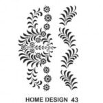 ΣΤΕΝΣΙΛ 35Χ50 HOME DESING STENCILS ARTEBELLA