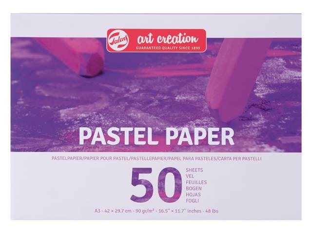 25029-1 ΜΠΛΟΚ PAPER PASTEL A3 90g 50φυλλα ART CREATION (ΣΥΣΚ-3ΤΕΜ) - Image 1