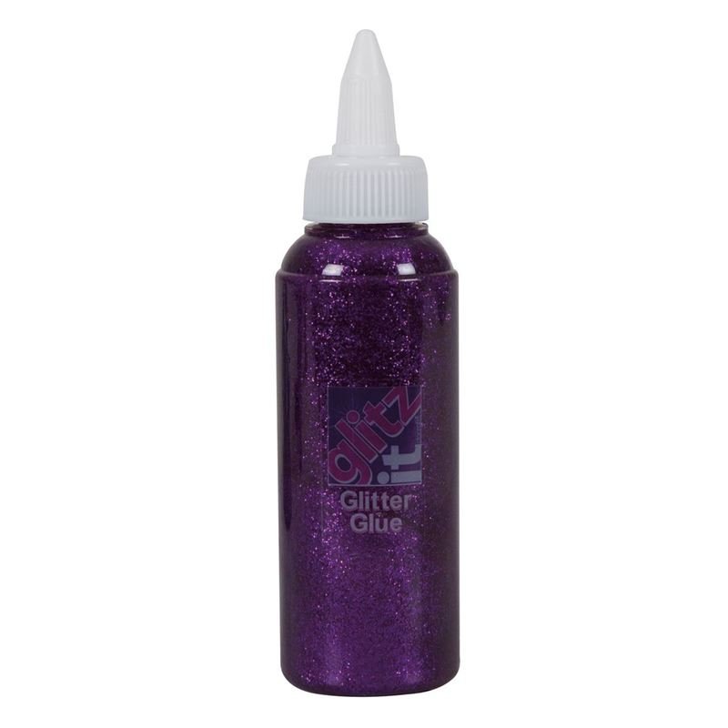 25123-1 ΚΟΛΛΑ GLITTER ΜΩΒ 120ML - Image 1