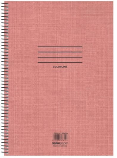 ΤΕΤΡΑΔΙΟ ΣΠΙΡΑΛ "COLORLINE" 17x25/180ΣΕΛ-3 ΘΕΜΑΤΑ