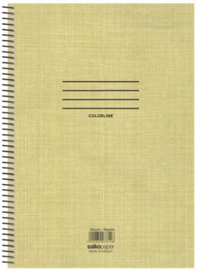 ΤΕΤΡΑΔΙΟ ΣΠΙΡΑΛ "COLORLINE" 17x25/240ΣΕΛ-4 ΘΕΜΑΤΑ