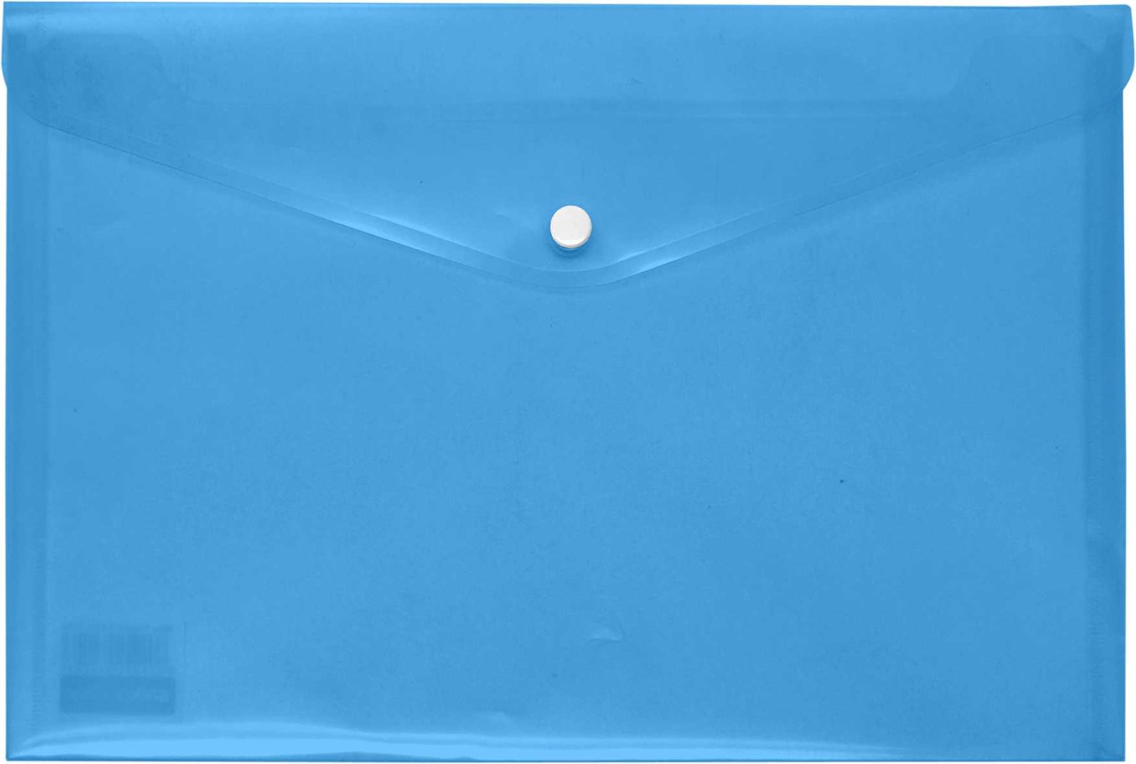 27134-1 ΦΑΚΕΛΟΣ ΜΕ ΚΟΥΜΠΙ Α4 31x23,4cm ΔΙΑΦΑΝΕΣ ΜΠΛΕ (ΣΥΣΚ-12ΤΕΜ) - Image 1