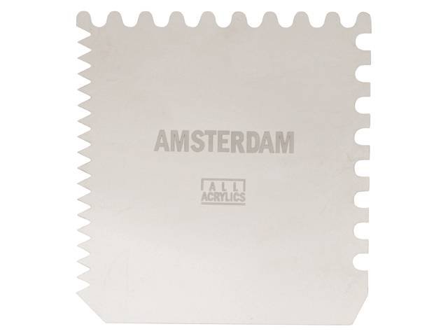 27166-1 ΣΠΑΤΟΥΛΑ ΓΙΑ ΕΦΕ ΜΕΤΑΛΛΙΚΗ AMSTERDAM 10x10cm - Image 1