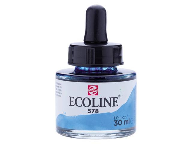 27264-1 ECOLINE ROYAL TALENS 30ml 578 Sky Blue (Cyan) (ΣΥΣΚ-3TEM) - Image 1