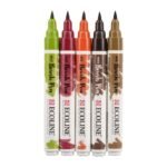 ECOLINE BRUSHPEN ROYAL TALENS ΣΕΤ 5TEM Autumn - Image 2