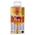 ECOLINE BRUSHPEN ROYAL TALENS ΣΕΤ 5TEM Earth