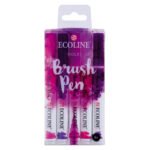 ECOLINE BRUSHPEN ROYAL TALENS ΣΕΤ 5TEM Violet