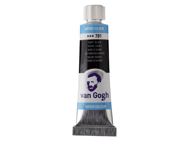 27655-1 WATERCOLOUR VAN GOGH 10ML 701 Ivory Black (ΣΥΣ-3TEM) - Image 1