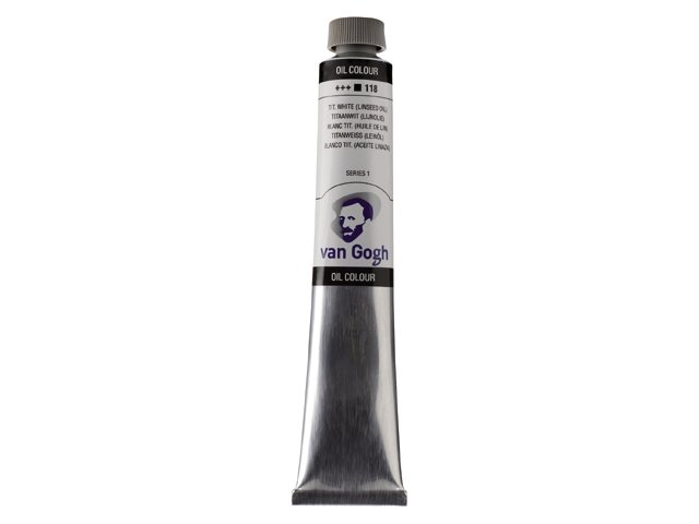 27681-1 ΛΑΔΙΑ VAN GOGH 60ML S1 No.118 Titanium White (Linseed Oil) (ΣΥΣΚ-3ΤΕΜ) - Image 1