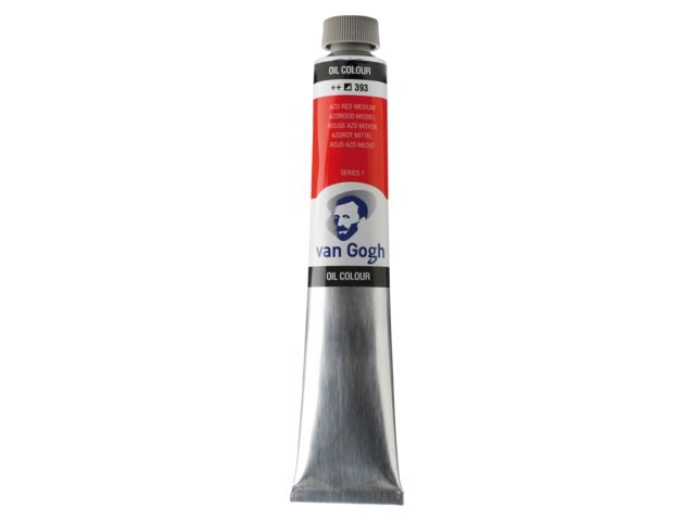 27948-1 ΛΑΔΙΑ VAN GOGH 60ML S1 No. 393 Azo Red Medium (ΣΥΣ-3ΤΕΜ) - Image 1