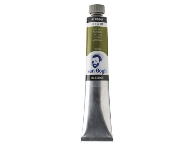 27980-1 ΛΑΔΙΑ VAN GOGH 60ML S2 No. 620 Olive Green (ΣΥΣ-3ΤΕΜ) - Image 1