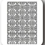 ΣΤΕΝΣΙΛ 35X50 HDS08 HOME DESIGN SERIES ARTEBELLA