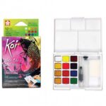 ΣΕΤ WATERCOLOURS Creative Art Colors 12 ΧΡΩΜΑΤΑ+ΑΞΕΣΟΥΑΡ KOI SAKURA
