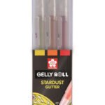 ΣΕΤ ΣΤΥΛΟ GELLY ROLL STARDUST "Happy" 3 ΧΡΩΜΑΤΑ