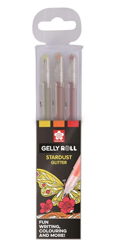 ΣΕΤ ΣΤΥΛΟ GELLY ROLL STARDUST "Happy" 3 ΧΡΩΜΑΤΑ