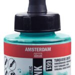 ΜΕΛΑΝΙ INK AMSTERDAM 30ml 661 TURQUOISE GREEN (ΣΥΣ-3TEM)