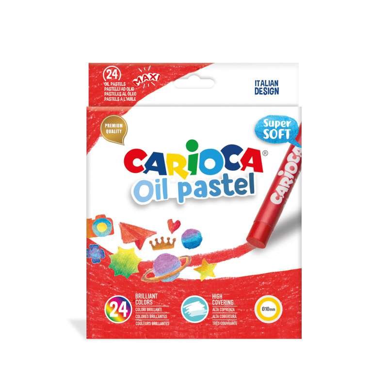 30450-1 ΛΑΔΟΠΑΣΤΕΛ CARIOCA 43278 10mm 24 ΧΡΩΜΑΤΑ - Image 1