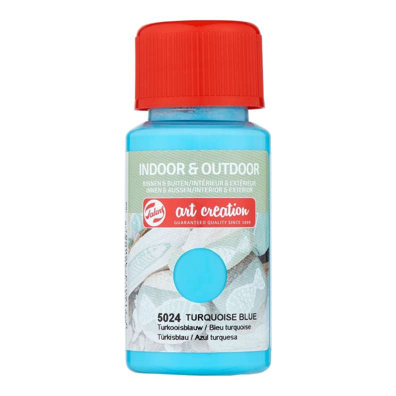 30714-1 ΧΡΩΜΑ ΚΙΜΩΛΙΑΣ IN/OUT A/C 50ML 5024 TURQUOISE BLUE (ΣΥΣΚ-4ΤΕΜ) - Image 1