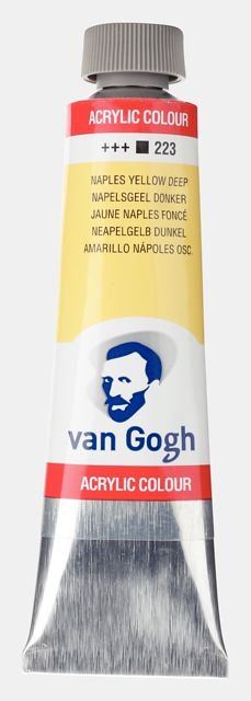 30977-1 ΑΚΡΥΛΙΚΟ VAN GOGH 40ml 223 Naples Yellow Deep (ΣΥΣΚ-3ΤΕΜ) - Image 1