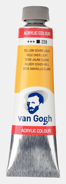 30980-1 ΑΚΡΥΛΙΚΟ VAN GOGH 40ml 228 Yellow Ochre Light (ΣΥΣΚ-3ΤΕΜ) - Image 1