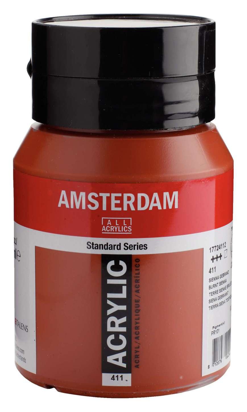 31430-1 ΑΚΡΥΛΙΚΟ AMSTERDAM 500ml No.411 Burnt Sienna - Image 1