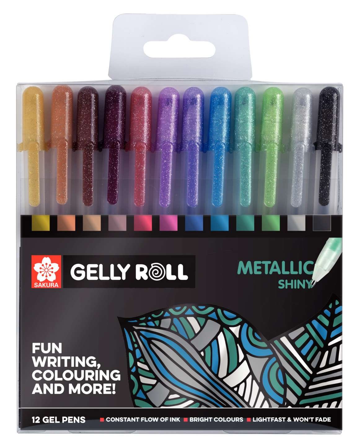 ΣΤΥΛΟ GELLY ROLL METALLIC SHINE ΣΕΤ 12
