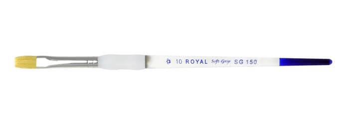 31830-1 ΠΙΝΕΛΟ ΠΛΑΚΕ Νο 10 SOFT GRIP ΑΚΡΥΛΙΚΟ-ΛΑΔΙ-ΑΚΟΥΑΡΕΛΑ SG150 - Image 1