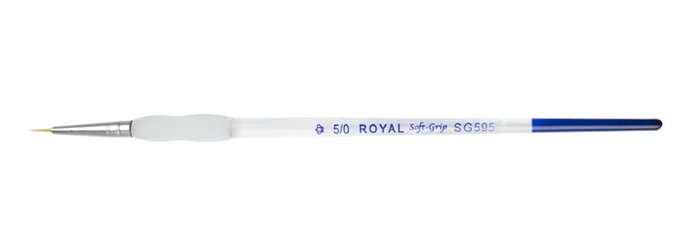 31883-1 ΠΙΝΕΛΟ Νο 5/0 SOFTGRIP ΑΚΡΥΛΙΚΟ-ΛΑΔΙ-ΑΚΟΥΑΡΕΛΑ SG595-5/0 - Image 1
