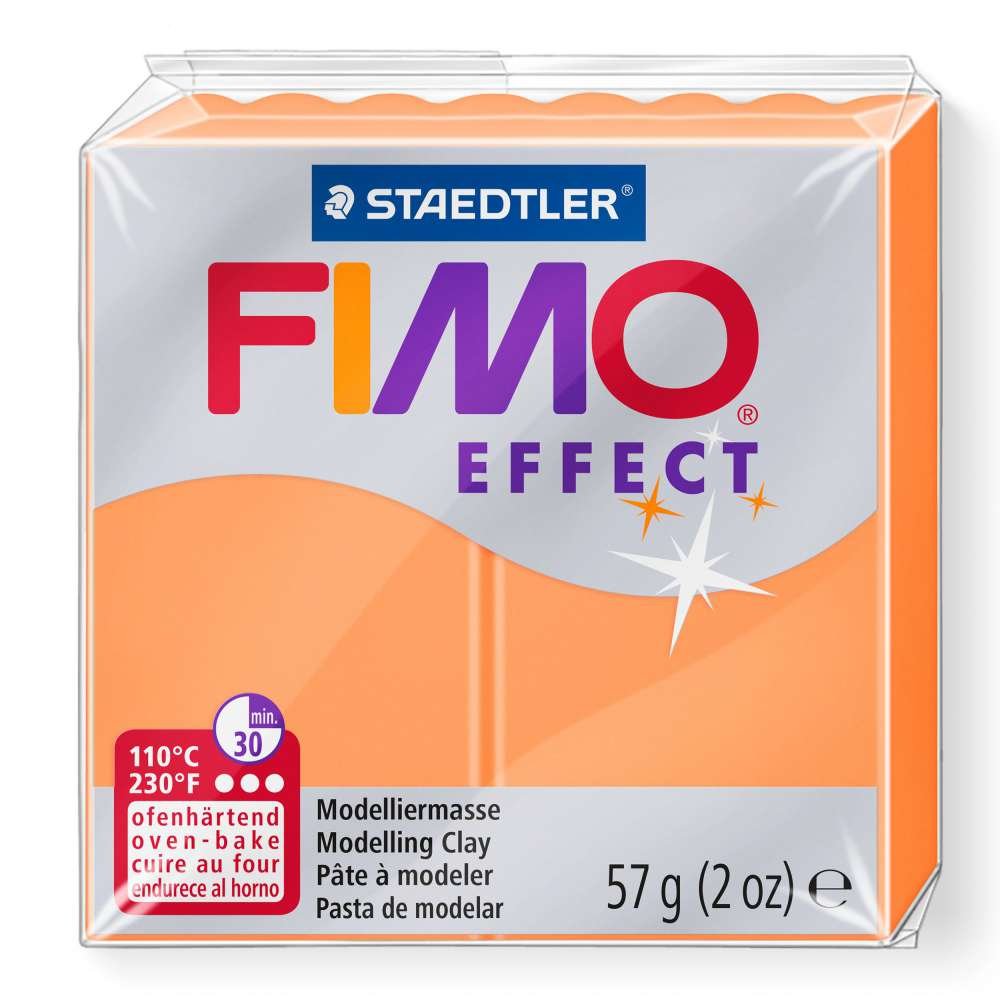 STAEDTLER ΠΗΛΟΣ FIMO EFFECT 8010-401 Neon Orange 57g