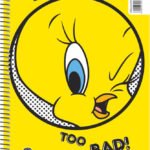 ΤΕΤΡΑΔΙΟ ΣΠΙΡΑΛ "TWEETY" 21x29/180ΣΕΛ-3 ΘΕΜΑΤΑ (ΣΥΣΚ-6ΤΕΜ)