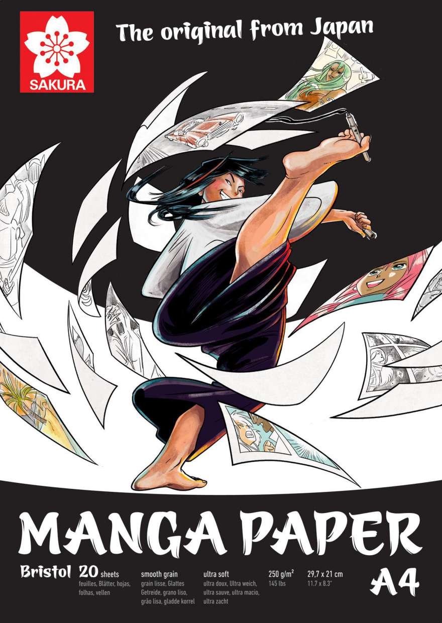 32155-1 ΜΠΛΟΚ MANGA PAPER A4 20 ΦΥΛΛΑ 250g - Image 1