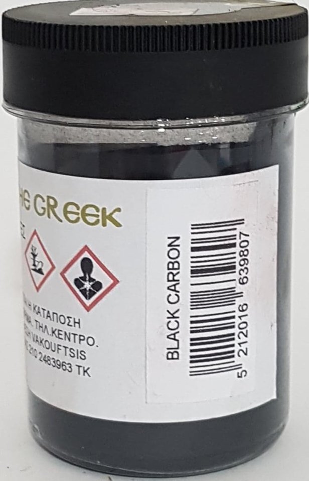 32321-1 ΣΚΟΝΗ ΑΓΙΟΓΡΑΦΙΑΣ BLACK CARBON 50g - Image 1