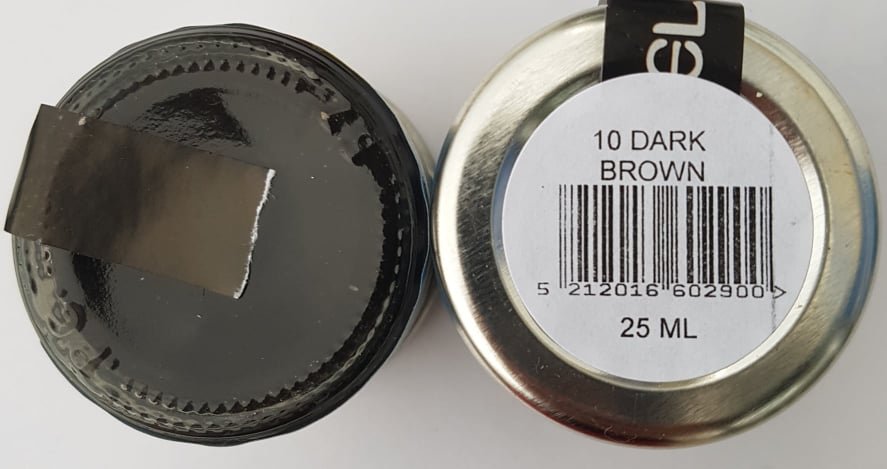 32347-1 ΠΑΤΙΝΑ ΔΙΑΛΥΤΟΥ ΚΕΡΙΟΥ DARK BROWN 25ml (WAX) - Image 1