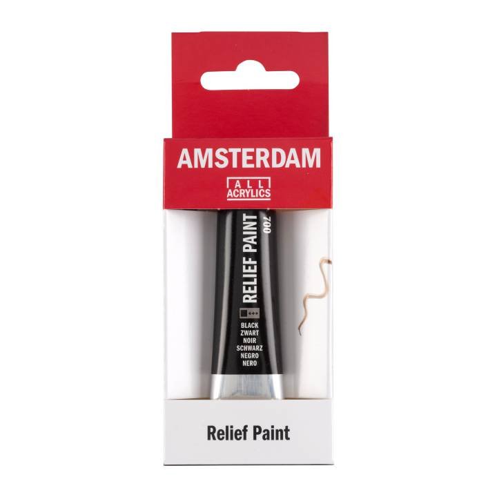 ΠΕΡΙΓΡΑΜΜΑ AMSTERDAM RELIEF 20ml 700 Black