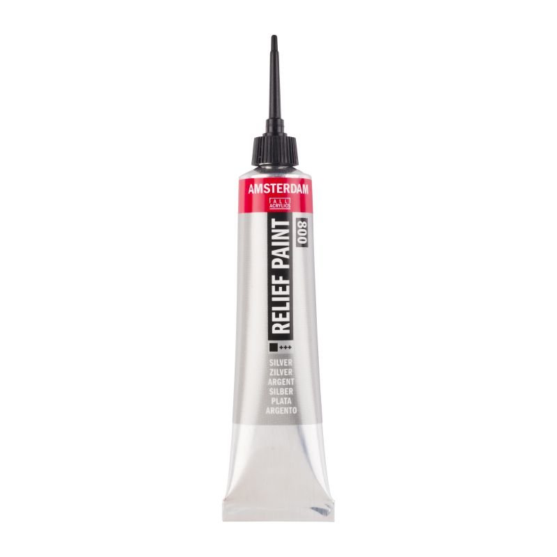 ΠΕΡΙΓΡΑΜΜΑ AMSTERDAM RELIEF 20ml 800 Silver