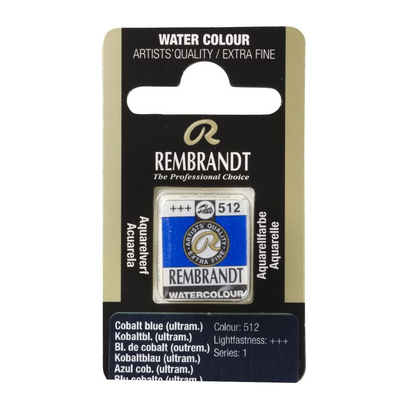 58905-1 ΠΑΣΤΙΛΙΕΣ ΑΚΟΥΑΡΕΛΑΣ REMBRANDT S1 512 Cobalt Blue (Ultramarine) - Image 1